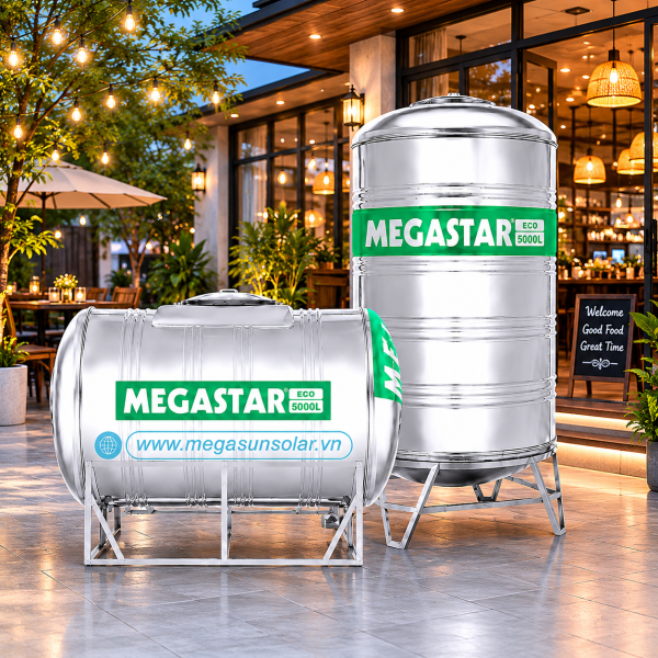 Bồn nước Megastar Eco BLM-5000ED/N Megasun inox 304 5000L