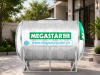 Bồn tròn inox Megasun Megastar 6000L