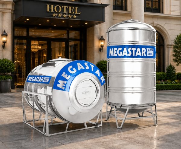 Bồn inox Megastar Super 500L Megasun BLM-500SD/N