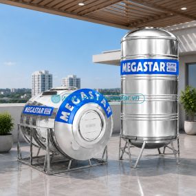 Bồn nước inox Megastar Super 4000L Megasun BLM-4000SD/N