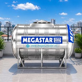 Bồn ngang chứa nước Megastar Super 4000L