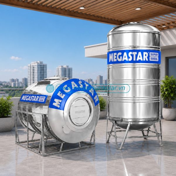 Bồn nước inox Megastar Super 5000L Megasun BLM-5000SD/N