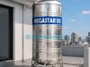 Bồn tròn inox Megastar Super 2500L bồn đứng
