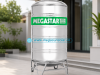 Téc nước lạnh inox Megasun Megastar Eco dung tích 3000L bồn đứng