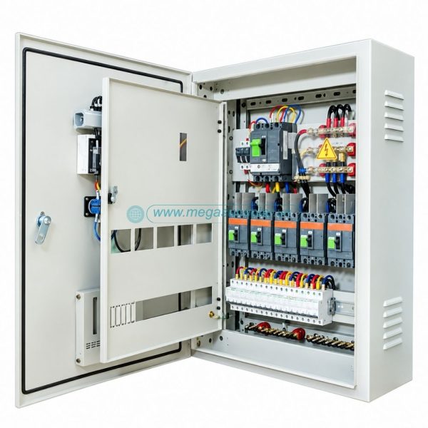 Tủ điều khiển của bình nóng điện công nghiệp Megasun 100L
