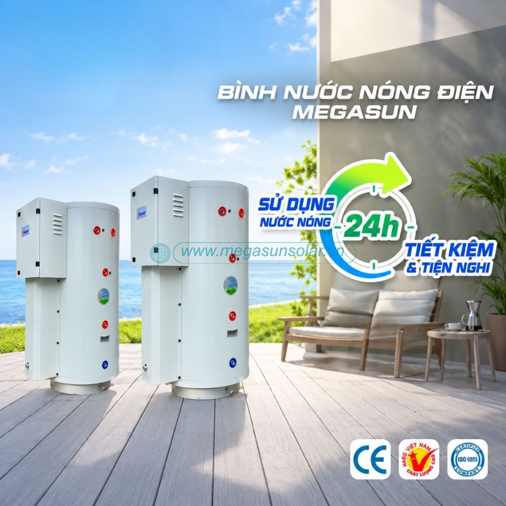 Ưu điểm nổi bật của bình nước nóng công nghiệp Megasun 100l HWT-100