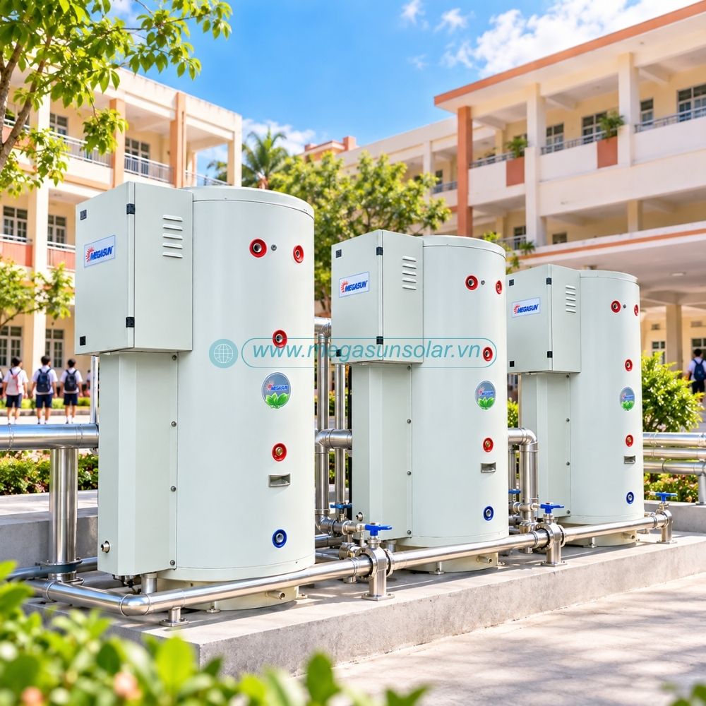 Khám phá về bình nước nóng điện dung tích 250l Megasun