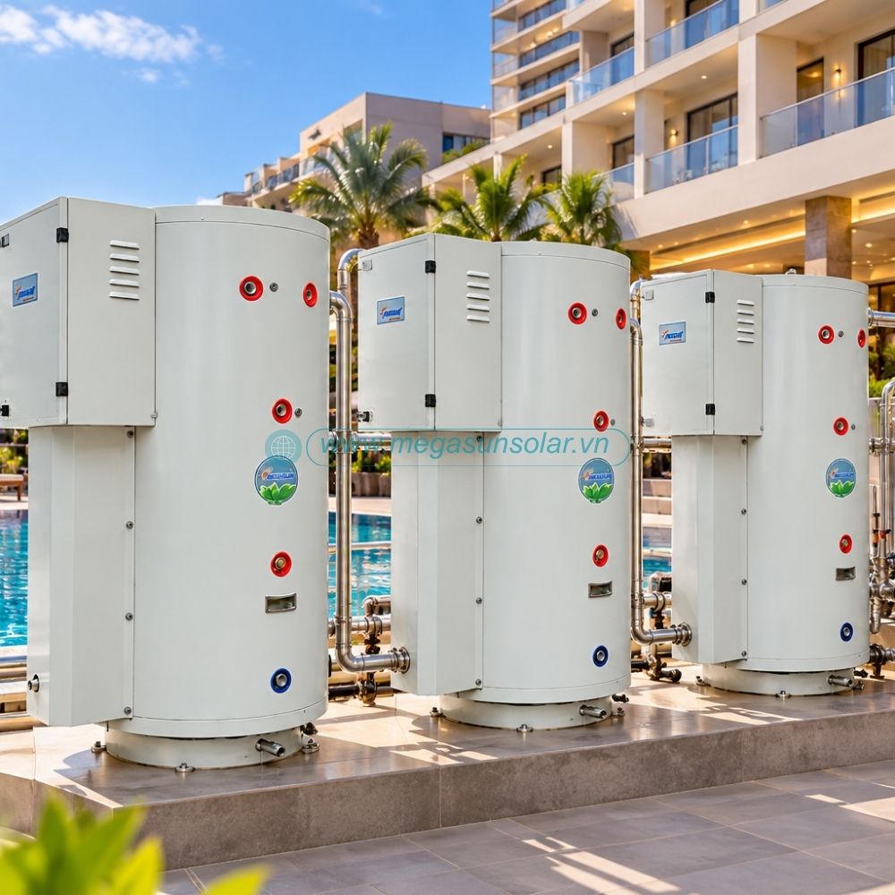 Tìm hiểu bình nước nóng điện Megasun dung tích 200l HWT-200